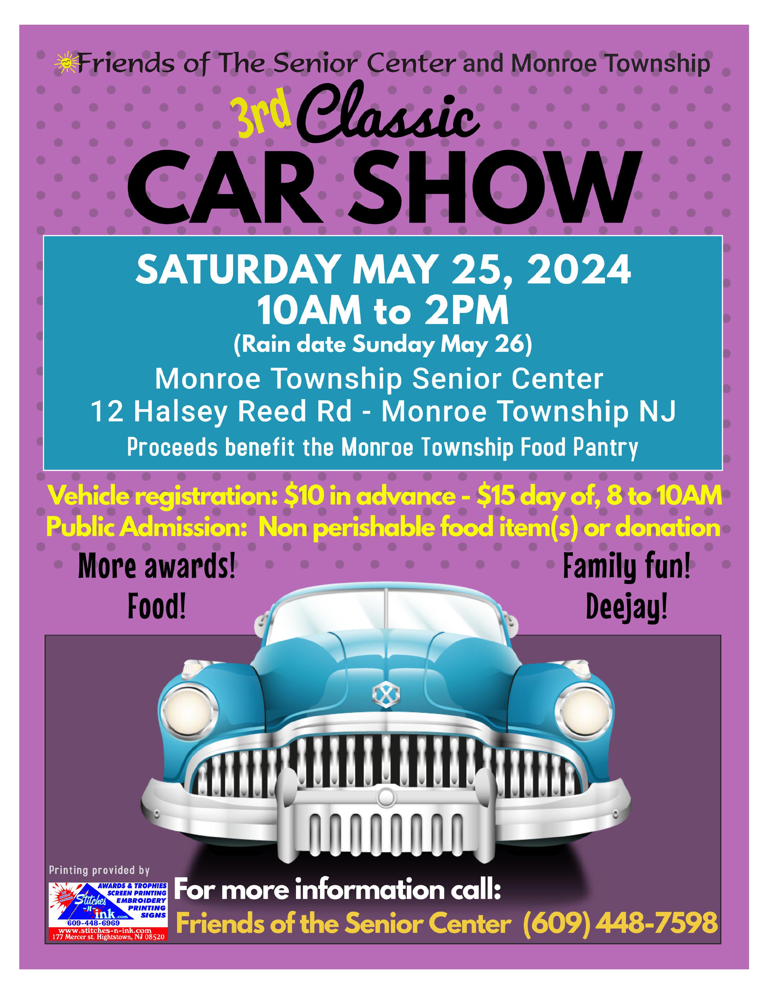 Friends of the Senior Center 3rd Classic Car Show