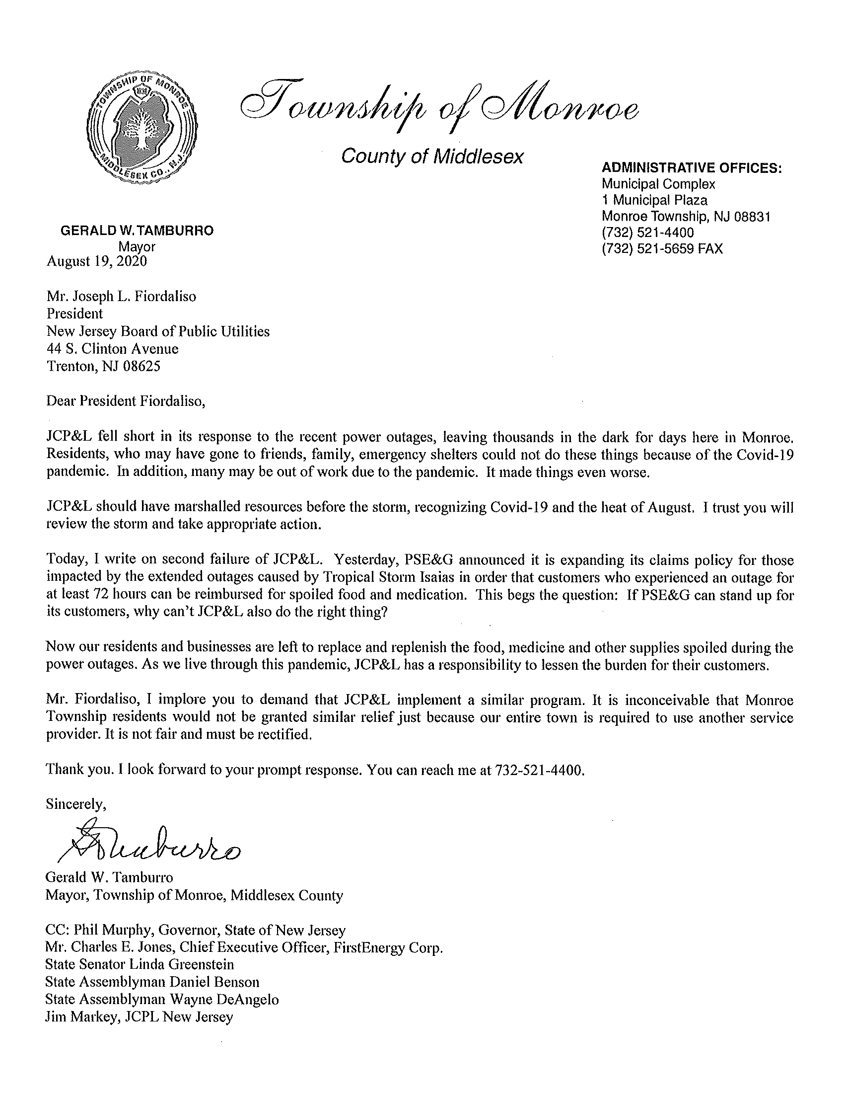 jcpl letter